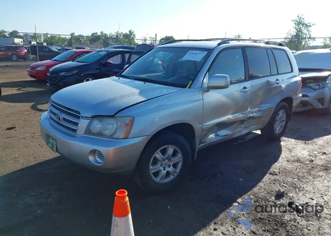 2002 Toyota Highlander из США, поврежденный, VIN JTEGD21AX20029848